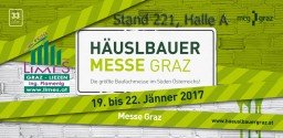 33. Häuslbauermesse 2017 in GRAZ, Halle A Stand 221