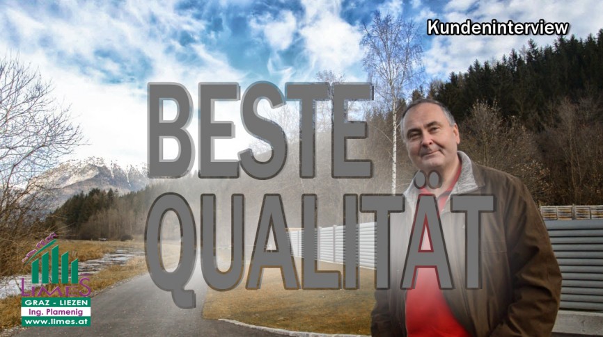 Herr Gosch aus Tragöß, Aluzaun