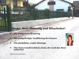 Ingrid Kramml aus Aich - Aluzaun