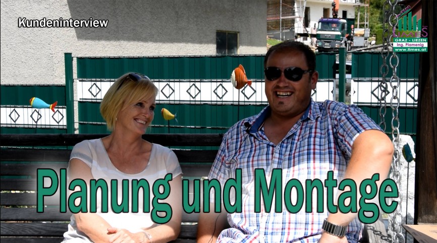 Familie Kraml aus Bad Mitterndorf, Doppelstabmattenzaun &amp; Eingangstor