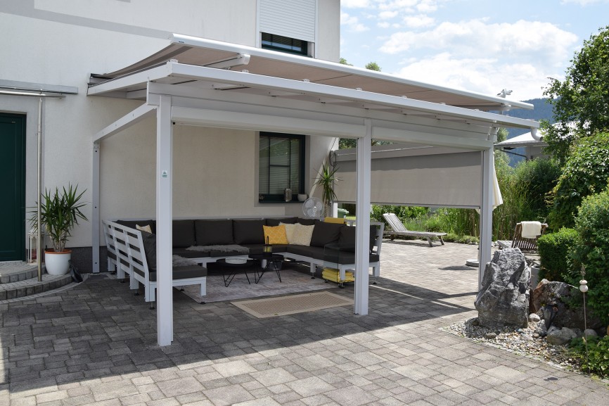 Terrassenüberdachungen aus Aluminium