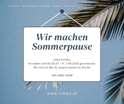 Sommerurlaub vom 30.07. - 7.08.2026