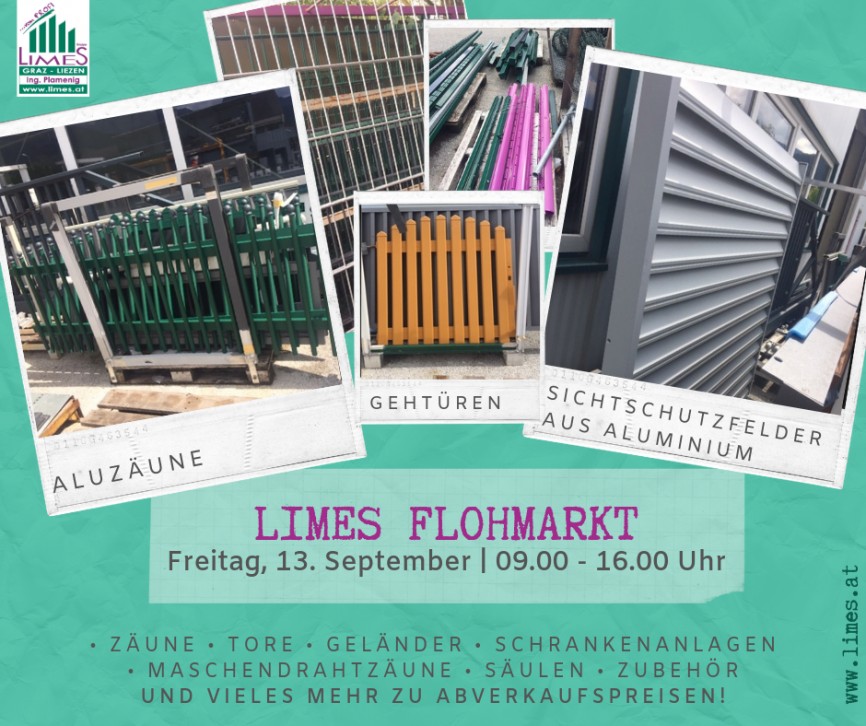 Flohmarkt - Zäune, Geländer, Tore aus Aluminium