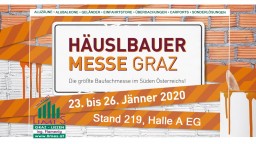 Häuslbauer Messe Graz - Limes Zäune und Tore vom Profi - Stand 219, Halle A EG