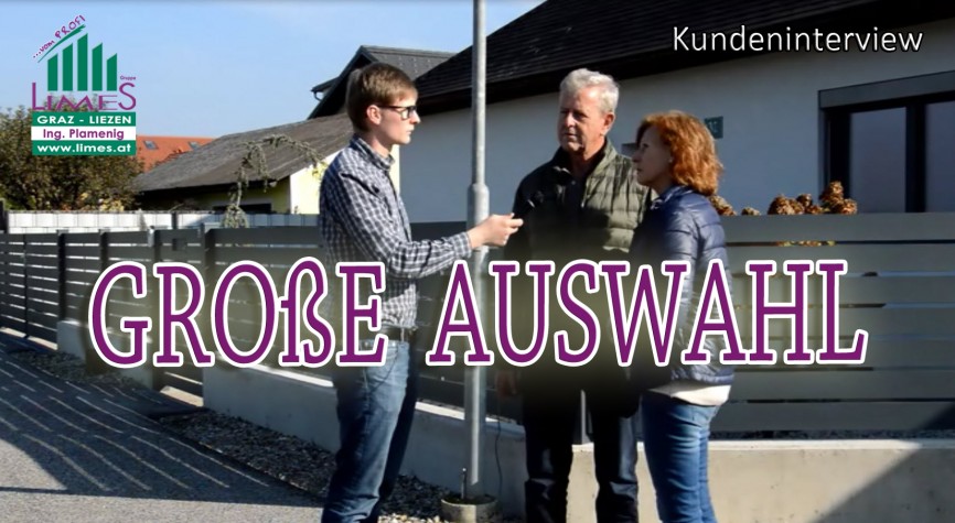 Fam. Bürgermeister aus Feldkirchen, Aluzaunanlage